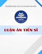 Phát triển năng lực vận dụng kiến thức, kỹ năng môn Tự nhiên và Xã hội cho học sinh tiểu học: Luận án Tiến sĩ
