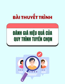 Đánh giá hiệu quả quy trình tuyển chọn: Bài thuyết trình chi tiết