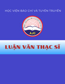 Luận văn Thạc sĩ: Tác phẩm báo chí điều tra chống tham nhũng ở miền Tây Nam Bộ trên Báo Nhân Dân