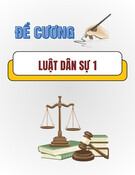Đề cương môn Luật Dân sự 1: Chuẩn nhất, mới nhất