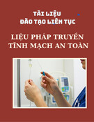 Liệu pháp truyền tĩnh mạch an toàn: Tài liệu đào tạo liên tục