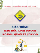 Giáo trình Đạo đức kinh doanh Trung cấp (Ngành Quản trị doanh nghiệp vừa và nhỏ) - Trường Cao đẳng nghề Trà Vinh