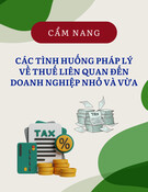 Cẩm nang tình huống pháp lý về thuế cho doanh nghiệp nhỏ và vừa