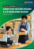 Sổ tay Thuế điện tử cho hộ kinh doanh và cá nhân kinh doanh: Mới nhất