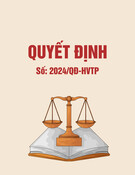 Quyết định số 2024/QĐ-HVTP: Thông tin chi tiết và [thêm mô tả nếu có nội dung cụ thể]