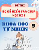 Bộ Đề Kiểm Tra Giữa Kì 1 Khoa Học Tự Nhiên 9 (Chuẩn cấu trúc mới)