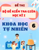 Bộ Đề Kiểm Tra Giữa Kì 1 Khoa Học Tự Nhiên 6 (Chuẩn cấu trúc mới)