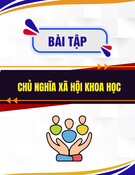 Bài tập Chủ nghĩa xã hội khoa học (có đáp án/giải chi tiết)