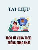 1000 từ vựng TOEIC thông dụng nhất: Tài liệu học hiệu quả
