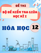 Bộ Đề Kiểm Tra Giữa Kỳ 1 Hóa 12 Năm Học 2025-2026 Có Lời Giải