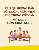 Hướng dẫn bồi dưỡng giáo viên phổ thông cốt cán: Kiểm tra, đánh giá học sinh THCS theo hướng phát triển phẩm chất, năng lực môn Công nghệ (Mô đun 3)