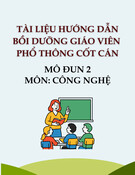 Tài liệu hướng dẫn bồi dưỡng giáo viên cốt cán: Sử dụng phương pháp dạy học phát triển phẩm chất, năng lực học sinh THPT môn Công nghệ - Mô đun 2