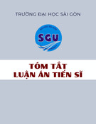 Phương pháp xây dựng ảnh y khoa: Tóm tắt Luận án Tiến sĩ