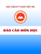 Báo cáo môn học đề tài: Bãi đỗ xe thông minh