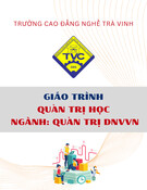 Giáo trình Quản trị học: Quản trị doanh nghiệp vừa và nhỏ - Trung cấp (Trường Cao đẳng nghề Trà Vinh)