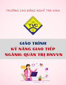 Giáo trình Kỹ năng giao tiếp Quản trị doanh nghiệp vừa và nhỏ (Trung cấp) - Trường Cao đẳng nghề Trà Vinh