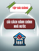 Bài giảng Cải cách hành chính nhà nước: Tập hợp kiến thức trọng tâm