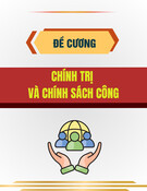 Đề cương môn Chính trị và chính sách công [năm học] chuẩn nhất
