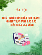 Tài liệu Thuật ngữ: Hướng dẫn doanh nghiệp thực hành báo cáo phát triển bền vững