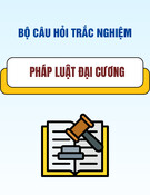 Bộ câu hỏi trắc nghiệm Pháp luật đại cương (có đáp án) chuẩn nhất