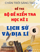 Bộ 5 Đề thi Lịch sử Địa lý lớp 6 học kì 1 CTST