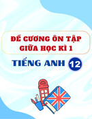 Đề cương ôn tập giữa học kì 1 môn Tiếng Anh lớp 12 năm 2025-2026