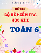Bộ 12 Đề thi học kì 1 Toán 6 sách Cánh Diều