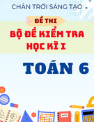 Bộ 10 Đề thi học kì 1 môn Toán lớp 6 Chân trời sáng tạo