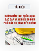 Hướng dẫn tính khối lượng đào đắp và vẽ biểu đồ điều phối đất thi công nền đường: Tài liệu chi tiết