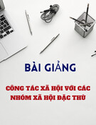 Bài giảng công tác xã hội với nhóm xã hội đặc thù: Tổng hợp kiến thức