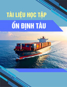 Tài liệu học tập Ổn định tàu chuẩn nhất cho sinh viên ngành Điều khiển tàu biển