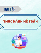 Bài tập Thực hành kế toán: Hệ thống ôn tập chuẩn nhất