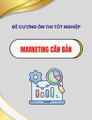 Đề cương ôn thi tốt nghiệp Marketing căn bản [mới nhất]