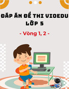 Đáp án VioEdu lớp 5 vòng 1&2