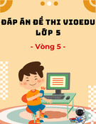 Đáp án VioEdu lớp 5 vòng 5
