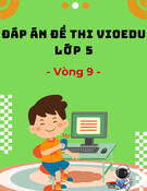 Đáp án VioEdu lớp 5 vòng 9