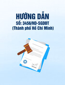 Hướng dẫn số 3456/HD-SGDĐT Thành phố Hồ Chí Minh: Hướng dẫn chi tiết