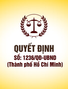 Quyết định 1329/QĐ-UBND Thành phố Hồ Chí Minh: Thông tin chi tiết và nội dung quan trọng