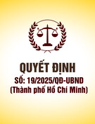 Quyết định 19/2025/QĐ-UBND Thành phố Hồ Chí Minh: [Thêm mô tả chi tiết về nội dung quyết định để tối ưu SEO]