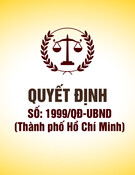 Quyết định 1999/QĐ-UBND Thành phố Hồ Chí Minh: Thông tin chi tiết và mới nhất