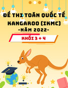 Đề thi toán quốc tế Kangaroo (IKMC) năm 2023 - Lớp 3 + 4