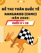Đề thi toán quốc tế Kangaroo (IKMC) năm 2020 - Lớp 9 + 10