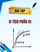 Bài tập Vi tích phân B1: Hướng dẫn giải chi tiết