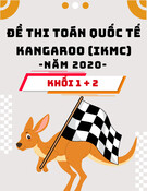 Đề thi toán quốc tế Kangaroo (IKMC) năm 2020 - Lớp 1 + 2