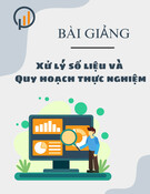 Bài giảng Xử lý số liệu & quy hoạch thực nghiệm: Các hàm phân bố (Chương 2)