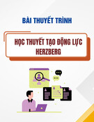 Học thuyết tạo động lực Herzberg: Bài thuyết trình chi tiết