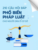210 câu hỏi đáp pháp luật phổ biến cho người dân ở cơ sở