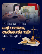 Luật Phòng, chống rửa tiền số 14/2022/QH15: Tài liệu giới thiệu nội dung cơ bản