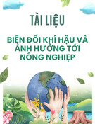 Biến đổi khí hậu và ảnh hưởng tới nông nghiệp: Tài liệu [mới nhất/quan trọng/chi tiết]