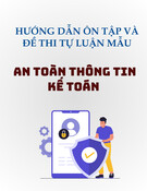 Tài liệu hướng dẫn ôn tập và đề thi tự luận mẫu An toàn thông tin kế toán